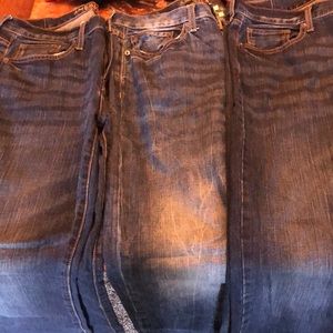 3 Pairs of American Eagle jeans 32 length
